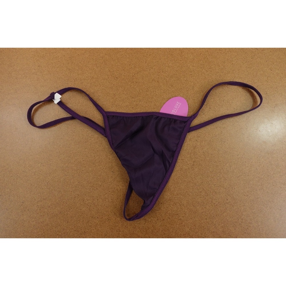 AvidLove Womens One Size Plum G String Panty NWT